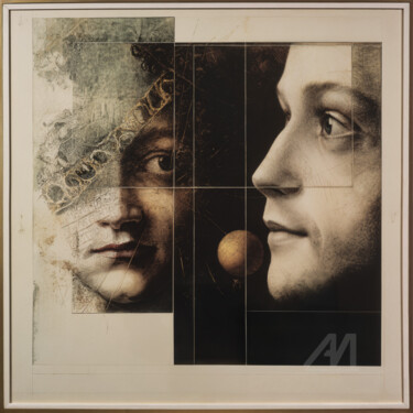 Digitale Kunst mit dem Titel "The Liar and the Hy…" von Suima, Original-Kunstwerk, KI-generiertes Bild