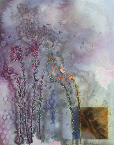 "I colori del vento" başlıklı Tablo Milena Nicosia tarafından, Orijinal sanat, Akrilik Ahşap panel üzerine monte edilmiş