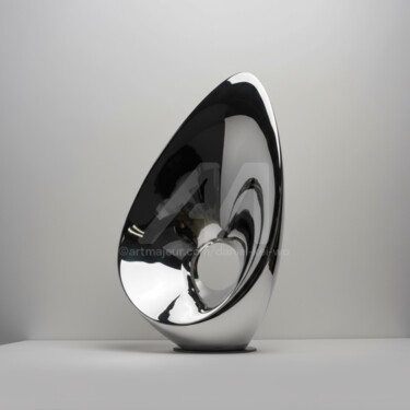 "Egg Chair#2" başlıklı Heykel Daniel Kei Wo tarafından, Orijinal sanat, Paslanmaz Çelik