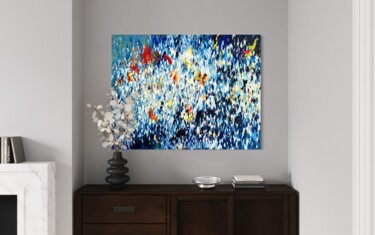 "Large Abstract Oil…" başlıklı Tablo Betül Yüksel tarafından, Orijinal sanat, Petrol