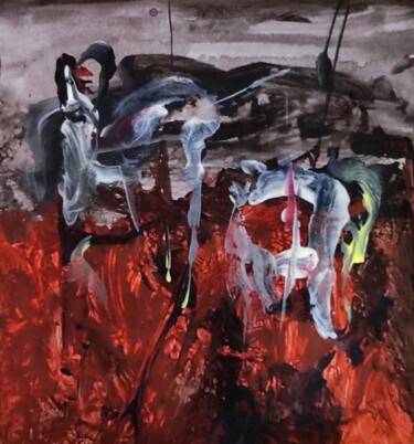 Pintura intitulada "Miltocology - Vol.I…" por Milto Sideris, Obras de arte originais, Acrílico