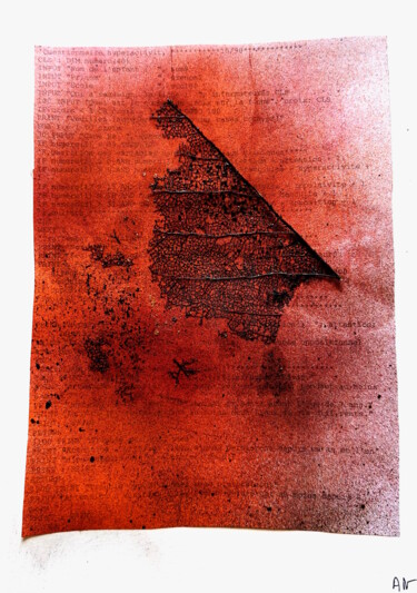 Collages titled "Traces 1" by Alain Noble, Original Artwork, Collages