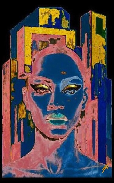 Digitale Kunst mit dem Titel "VARIATION "958"" von Christa Kloß, Original-Kunstwerk, 2D digitale Arbeit