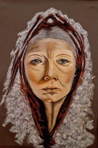 "Tristesse" başlıklı Resim Chantal Reveau (Alys) tarafından, Orijinal sanat, Pastel Karton üzerine monte edilmiş