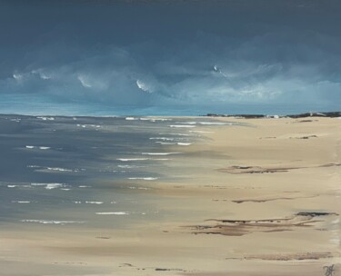 "Ressac" başlıklı Tablo Bénédicte Herisson tarafından, Orijinal sanat, Akrilik Ahşap Sedye çerçevesi üzerine monte edilmiş