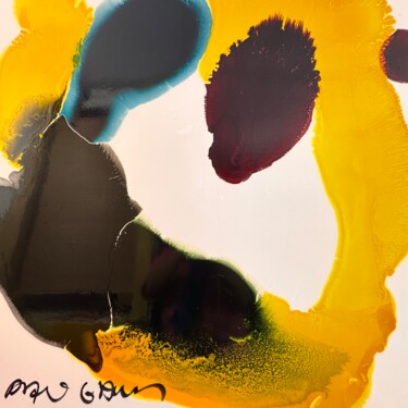 Peinture intitulée "Le penseur fou" par Daniel Paugam, Œuvre d'art originale, Acrylique Monté sur Châssis en bois