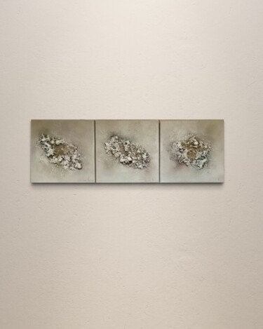 "Muestras Albariza" başlıklı Tablo Anael Tena tarafından, Orijinal sanat, Kum Ahşap Sedye çerçevesi üzerine monte edilmiş