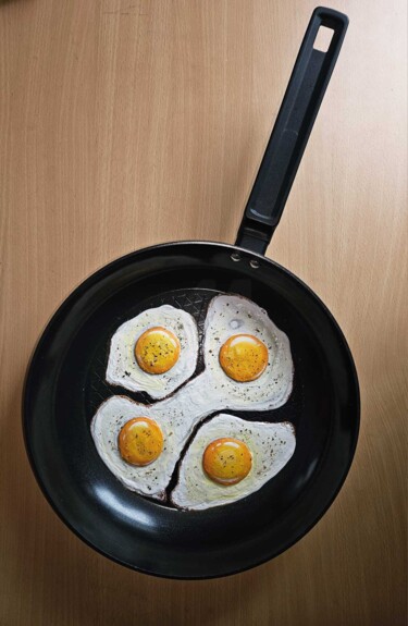 "Sunny Rituals" başlıklı Heykel Liliia Ilvovska tarafından, Orijinal sanat, Akrilik Metal üzerine monte edilmiş