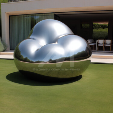 "the Cloud Sofa#3" başlıklı Heykel Daniel Kei Wo tarafından, Orijinal sanat, Paslanmaz Çelik