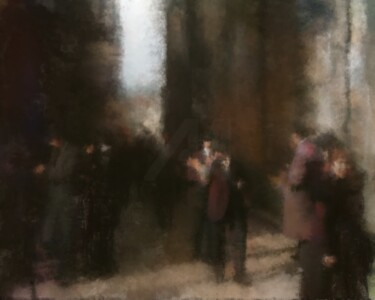 Digital Arts titled "Street Scene #7" by Russell Newell, Original Artwork, 2D Digital Work