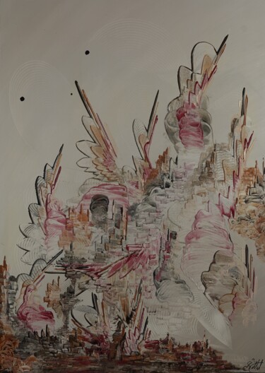 "BREST" başlıklı Tablo Arnaud Grillet tarafından, Orijinal sanat, Akrilik Ahşap Sedye çerçevesi üzerine monte edilmiş