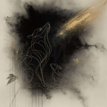 Arte digital titulada "The Final Reconcili…" por Ziqi Yu (Fanfu), Obra de arte original, Chorro de tinta