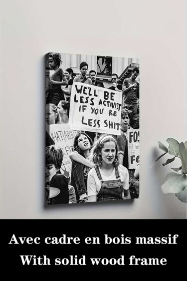 Gravures & estampes intitulée "Radical Protest Sta…" par Jiang Hua Liang, Œuvre d'art originale, Jet d’encre Monté sur Châss…