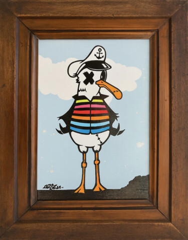 绘画 标题为“Sentinelle” 由Arsen, 原创艺术品, 丙烯 安装在木质担架架上