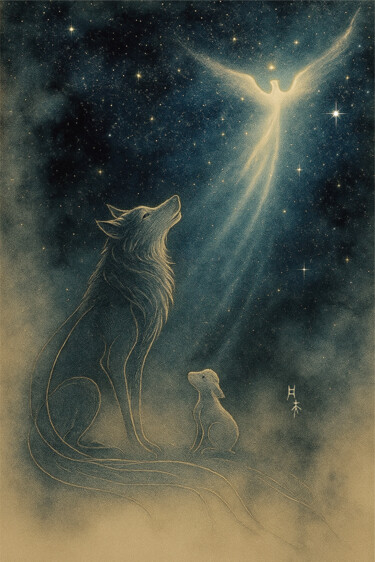 Digital Arts titled "The Final Reconcili…" by Ziqi Yu (Fanfu), Original Artwork, Inkjet