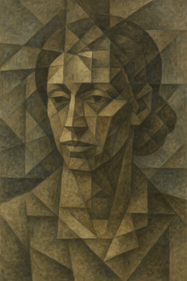 Digital Arts titled "Analytic Cubism (Pu…" by Alberto Capitani, Original Artwork, AI generated image
