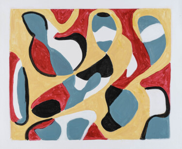 Peinture intitulée "Quanta Dada #233: "…" par Ivan Suvanjieff, Œuvre d'art originale, Acrylique