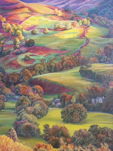 绘画 标题为“The Sun in the Echo…” 由Lana Korolievskaia, 原创艺术品, 油