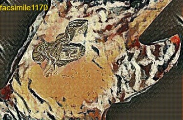 Arts numériques intitulée "Étude de main puiss…" par Swedy, Œuvre d'art originale, Peinture numérique