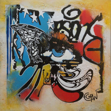 Peinture intitulée "ENVOLE-MOI" par Claude Géan, Œuvre d'art originale, Acrylique Monté sur Châssis en bois