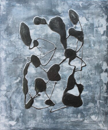 "Where Machines Dream" başlıklı Tablo Irina Kisterskaia (KistArt) tarafından, Orijinal sanat, Akrilik Ahşap Sedye çerçevesi…