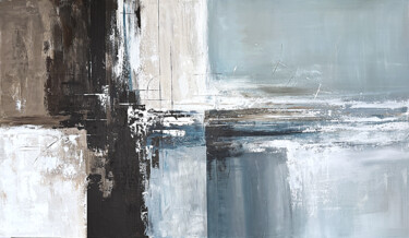 Painting titled "Merging Paths" by Tatiana Malinovscaia, Original Artwork, Acrylic