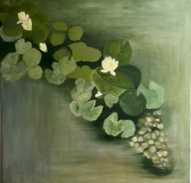 "Méditation au jardi…" başlıklı Tablo Mila L.I. tarafından, Orijinal sanat, Petrol