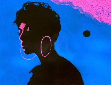 Malarstwo zatytułowany „Coucher du soleil” autorstwa Alexandra Efimova, Oryginalna praca, Akryl