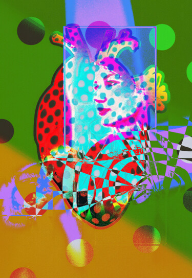 Grafika cyfrowa / sztuka generowana cyfrowo zatytułowany „Graphic of Senses w…” autorstwa Aleksandra Pakhanian, Oryginalna p…