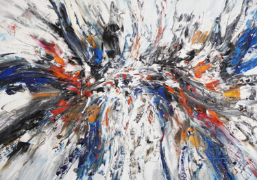 绘画 标题为“Black And White S 3” 由Peter Nottrott, 原创艺术品, 丙烯