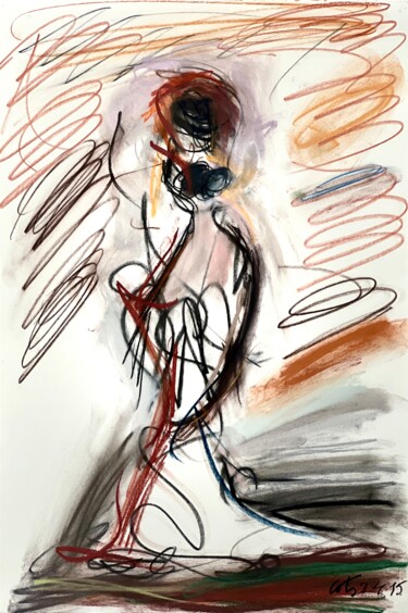 Drawing titled "2014-2015. Serie “E…" by Lluís Cots, Original Artwork, Watercolor