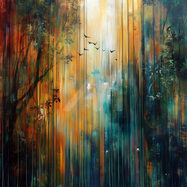 Arte digital titulada "Whispers of Light 1…" por Piotr Pietruszewski, Obra de arte original, Imagen generada por IA