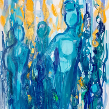 数字艺术 标题为“Echoes of Presence…” 由Piotr Pietruszewski, 原创艺术品, AI生成的图像