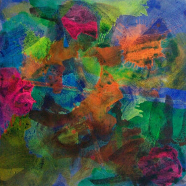 Malerei mit dem Titel "Lemanja 1" von Stefanie Vogel, Original-Kunstwerk, Acryl Auf Keilrahmen aus Holz montiert