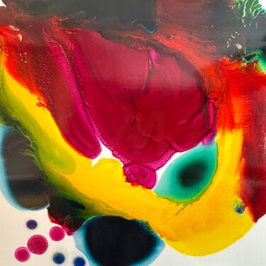 Painting titled "Choses condescendan…" by Daniel Paugam, Original Artwork, Acrylic Mounted on Wood Stretcher frame