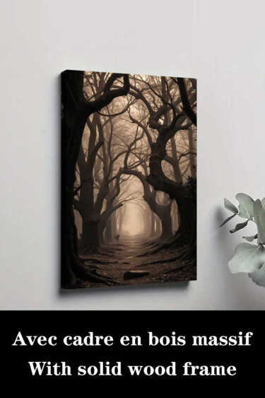 Εκτυπώσεις & Χαρακτικά με τίτλο "Enchanted Twilight…" από 江华 梁, Αυθεντικά έργα τέχνης, Ψεκασμός μελάνης Τοποθετήθηκε στο Ξύλ…