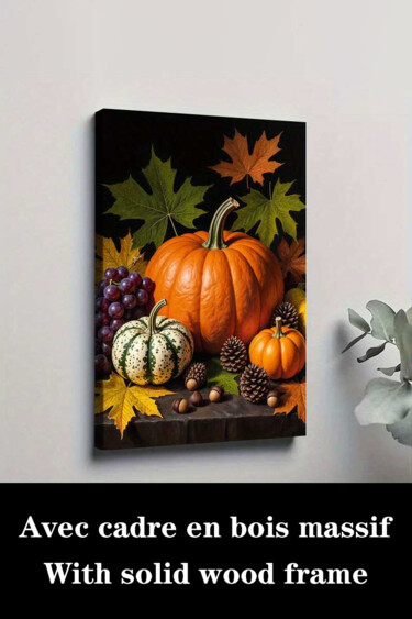 Estampas & grabados titulada "Rustic Farmhouse Au…" por Jiang Hua Liang, Obra de arte original, Chorro de tinta Montado en B…