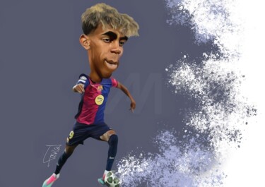 Digital Arts titled "yamal" by Michel Fourgon, Original Artwork, Digital Painting