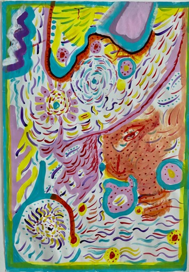 "Un monde imaginaire" başlıklı Tablo Laure Vincente tarafından, Orijinal sanat, Akrilik Diğer sert panel üzerine monte edilm…