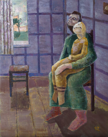 Pintura titulada "The Treasure" por Gegham Hunanyan, Obra de arte original, Oleo Montado en Bastidor de camilla de madera