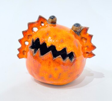 Γλυπτική με τίτλο "Funny Creation III" από Viktor Zuk, Αυθεντικά έργα τέχνης, Κεραμικά