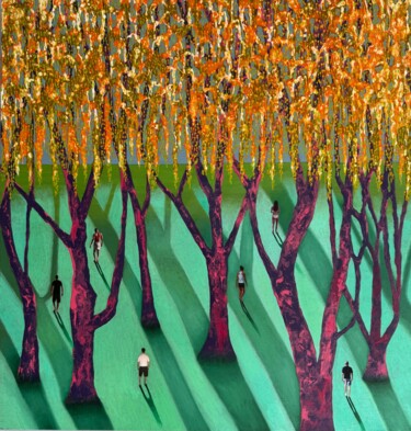 "Broken Hearts and S…" başlıklı Tablo Stefano Pallara tarafından, Orijinal sanat, Akrilik Ahşap panel üzerine monte edilmiş