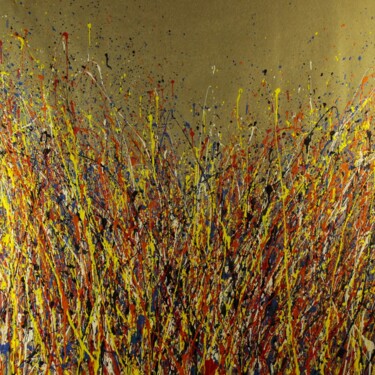 Peinture intitulée "Drop of Fantasy: Go…" par Alessandro Butera, Œuvre d'art originale, Acrylique