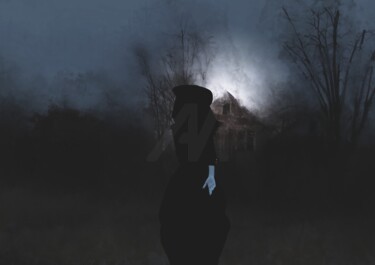 Digital Arts titled "The Witch" by Russell Newell, Original Artwork, 3D Modeling