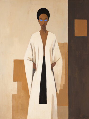 Malerei mit dem Titel "Duna" von Kosta Morr, Original-Kunstwerk, Acryl Auf Keilrahmen aus Holz montiert