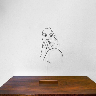 Sculpture titled "Sorpresa!" by Giancarlo Morandi, Original Artwork, Wire