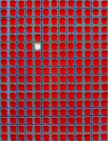 Peinture intitulée "Mosaïque - 395" par Aykaz Arzumanyan, Œuvre d'art originale, Huile Monté sur Châssis en bois