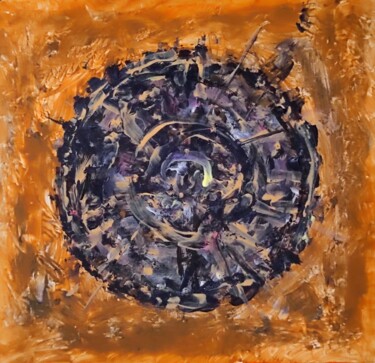 Painting titled "Mandalas made by my…" by Milto Sideris, Original Artwork, Acrylic