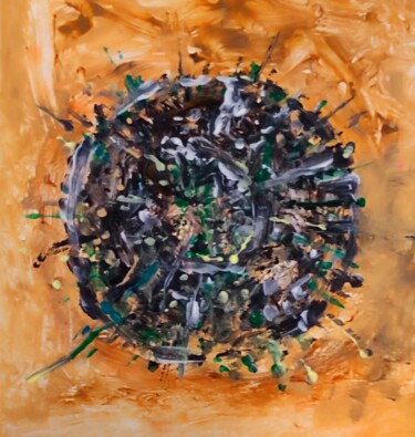 Ζωγραφική με τίτλο "Mandalas made by my…" από Milto Sideris, Αυθεντικά έργα τέχνης, Ακρυλικό