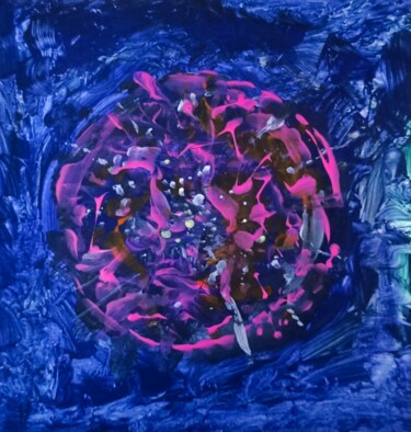 Painting titled "Mandalas made by my…" by Milto Sideris, Original Artwork, Acrylic